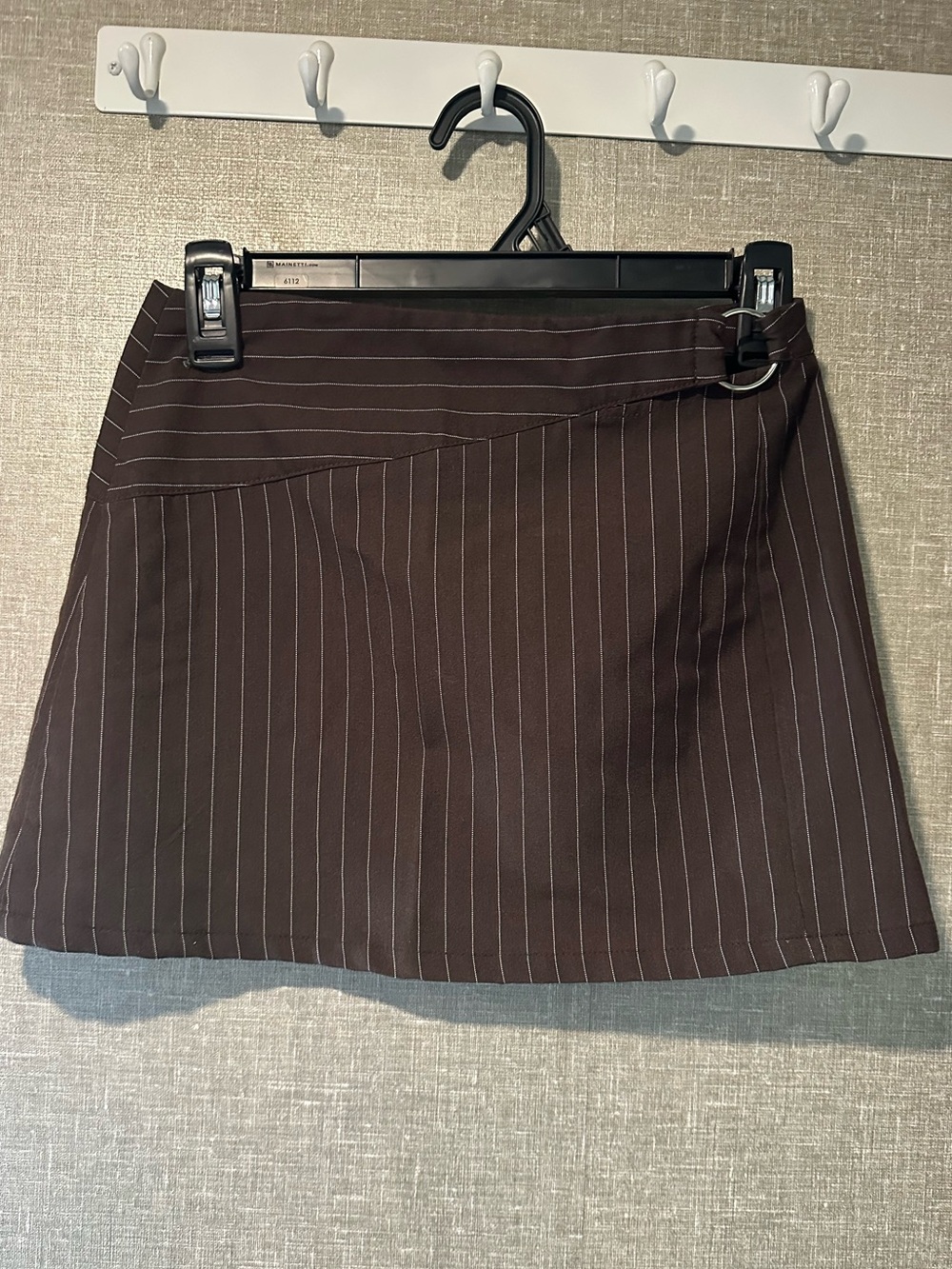 Princess Polly Pinstripe A-Line Mini Skirt